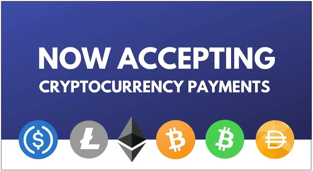 Now Accepting Cryptocurrency Payments